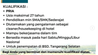 Syarat Melamar Menjadi Cleaning Service